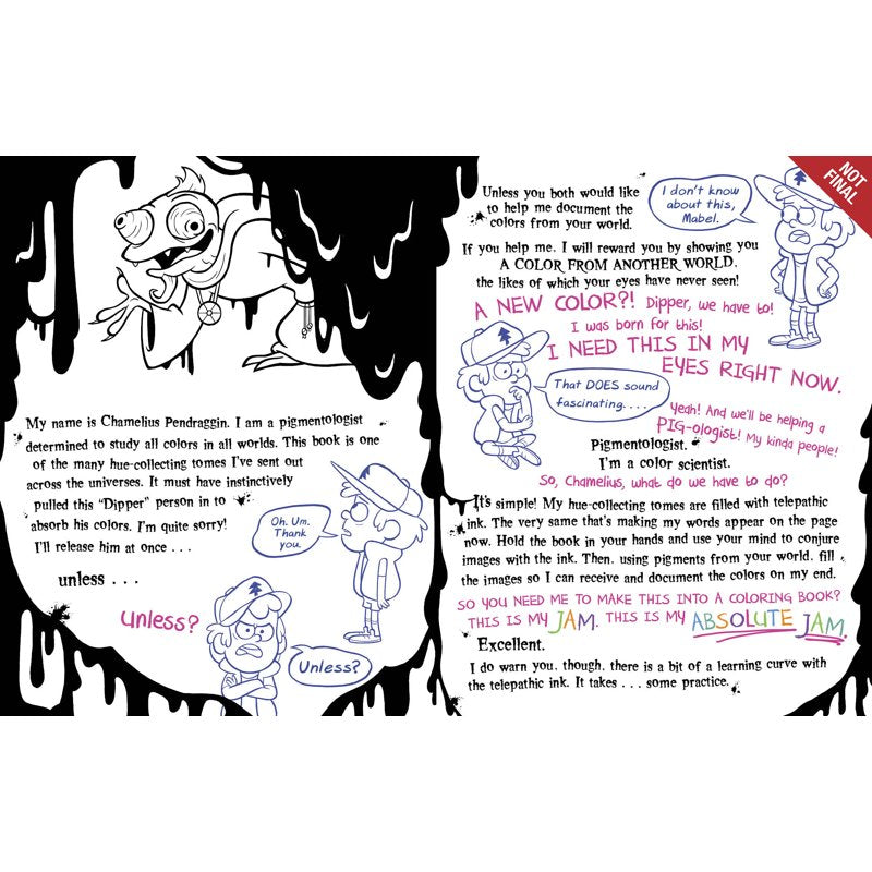 Gravity Falls Don't Color This Book Cursed Coloring Book for Adults & Teens