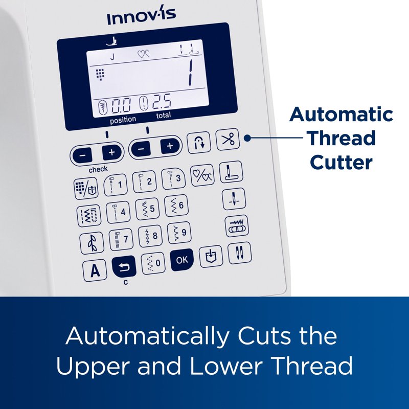 Computerized Sewing Machine with 100 Built-in Stitches & LCD Display
