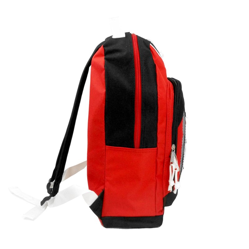 Lightweight 15-Inch School Backpack with Bungee Cord for Kids & Adults