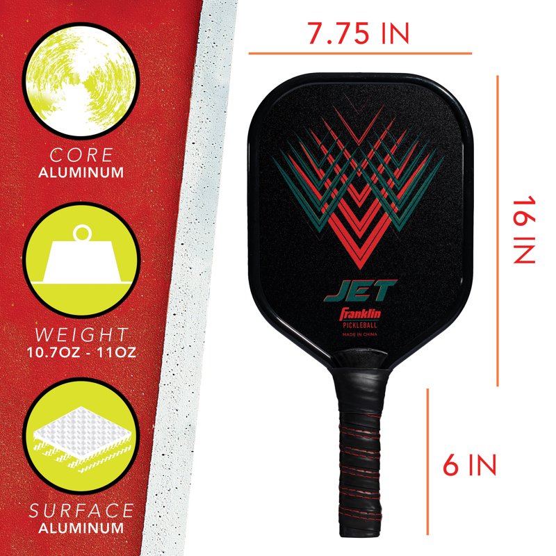 2 Player Pickleball Paddles + Balls Starter Set (Variation: 2 Pack, Multi) - Aluminum Paddles & 2 X-40 Balls