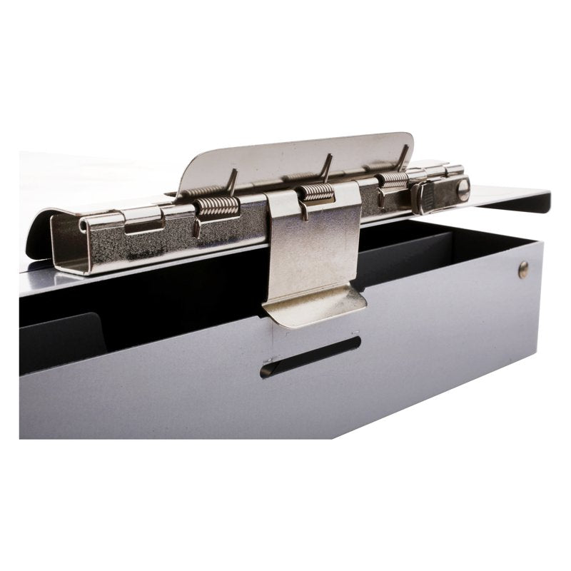Letter Size Aluminum Storage Clipboard with High Capacity Clip