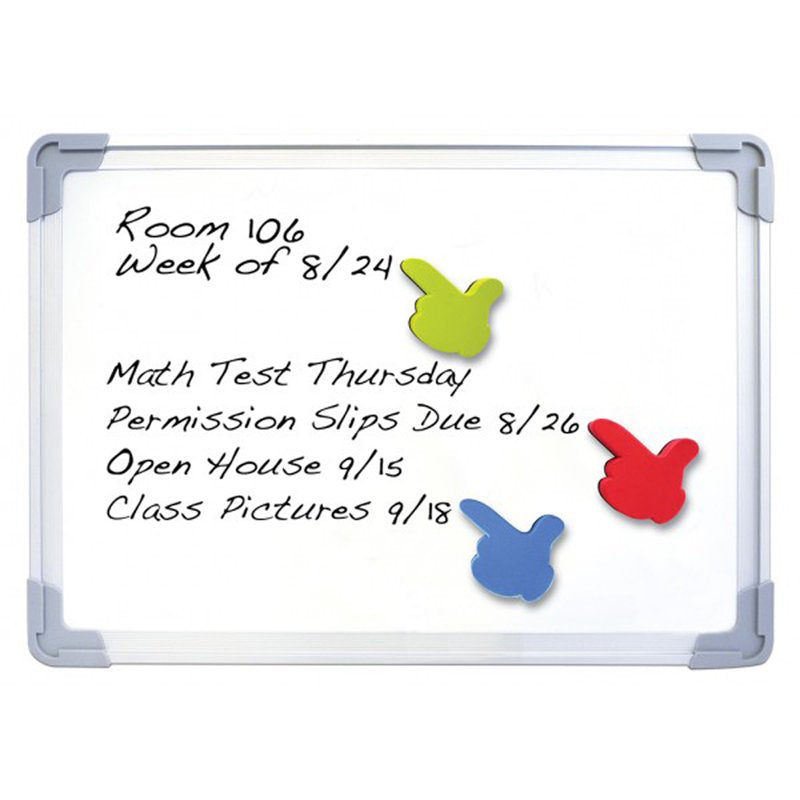 Magnetic Desktop Easel Set - Double-Sided Dry Erase Surface, 18x12 Inches