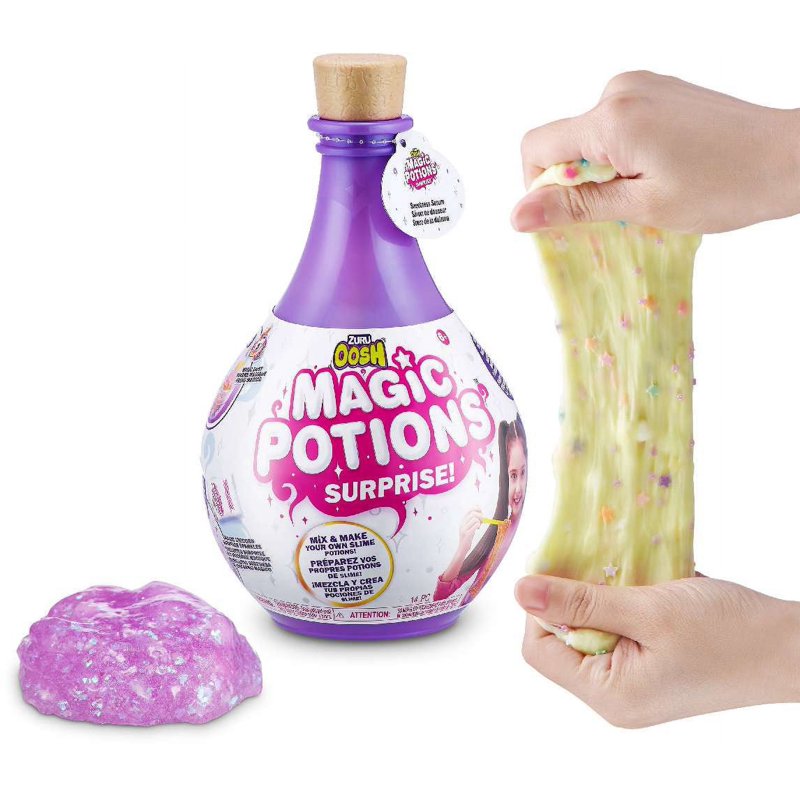 Kids Slime Surprise Set with Magic Potions, Glitter & Accessories - Ages 3+