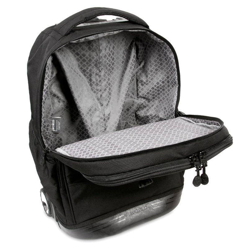 Kids Rolling Backpack with Detachable Lunch Bag - School Travel Gear