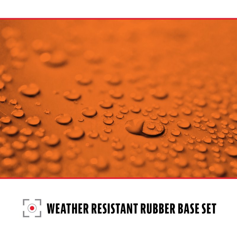 Deluxe Rubber Baseball Base Set - 4 Piece Portable Game Bases