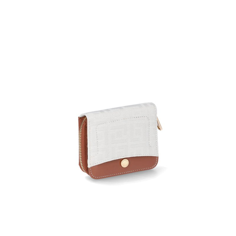 Women's Small Zip Around Wallet with ID Window and Card Slots