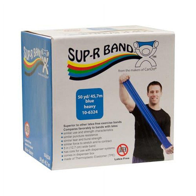 Latex-Free Resistance Exercise Bands for Rehab & Fitness – Multiple Colors & Lengths