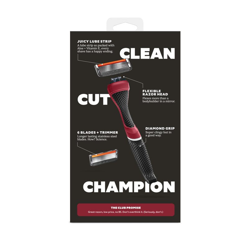 6-Blade Razor Starter Set with Limited-Edition Handle - College Team Colors