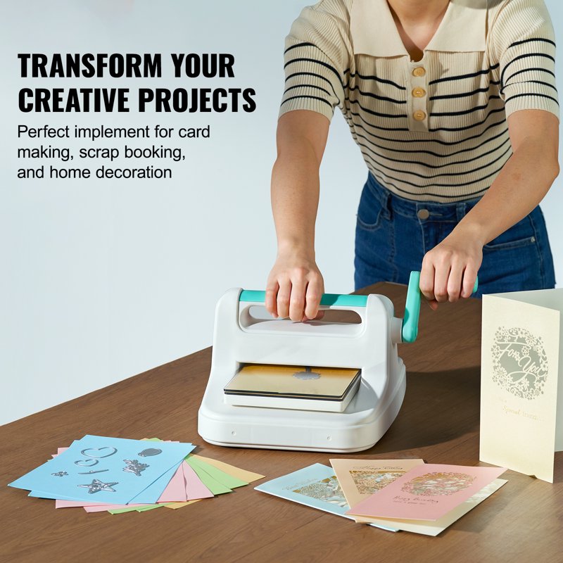 6-Inch Manual Die Cutting & Embossing Machine for Cardmaking & Crafts