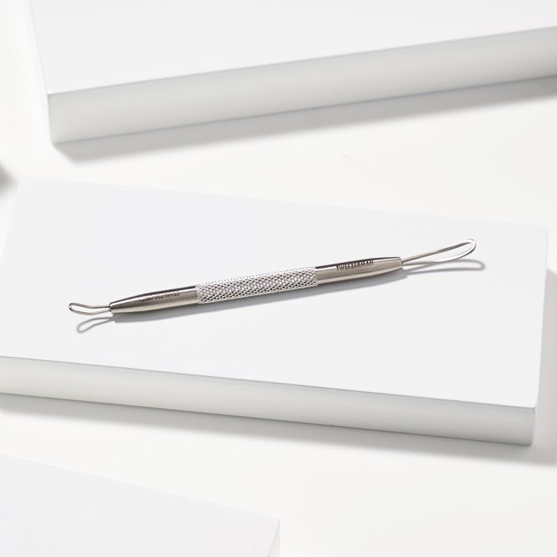 Stainless Steel Whitehead and Blackhead Remover Tool - Gentle Skin Pore Extractor