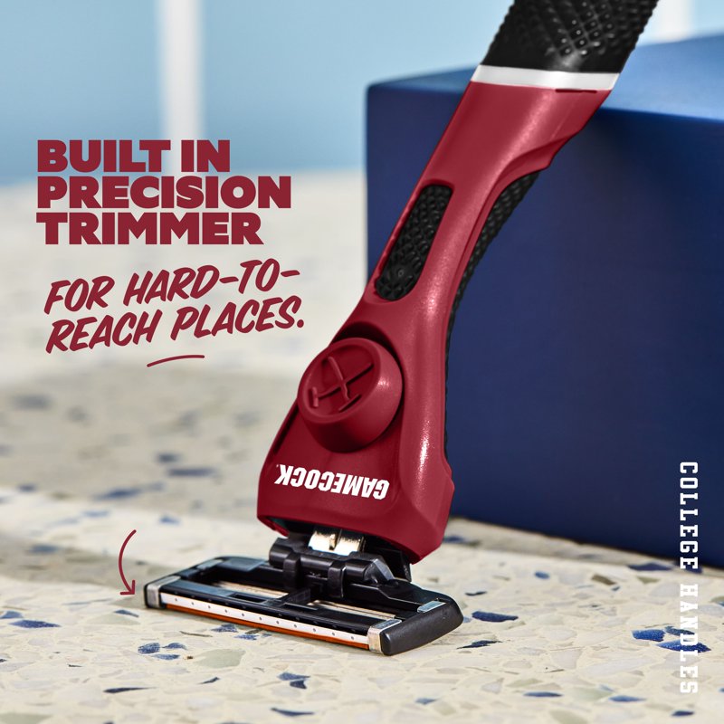 6-Blade Razor Starter Set with Limited-Edition Handle - College Team Colors
