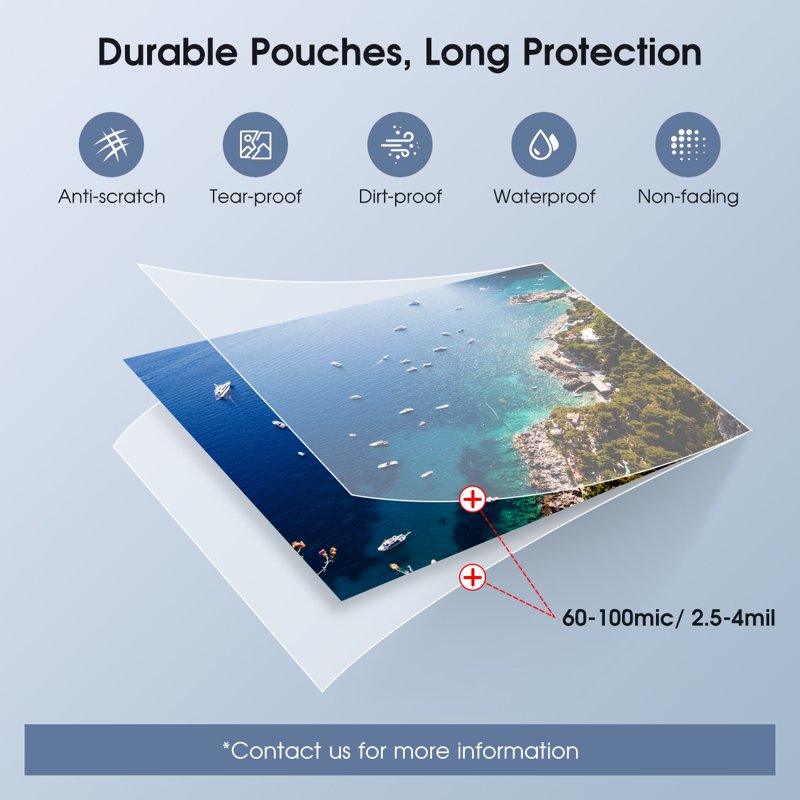 A4 Laminator Machine Hot & Cold Mode 9 Inch Thermal Laminator with Sheets