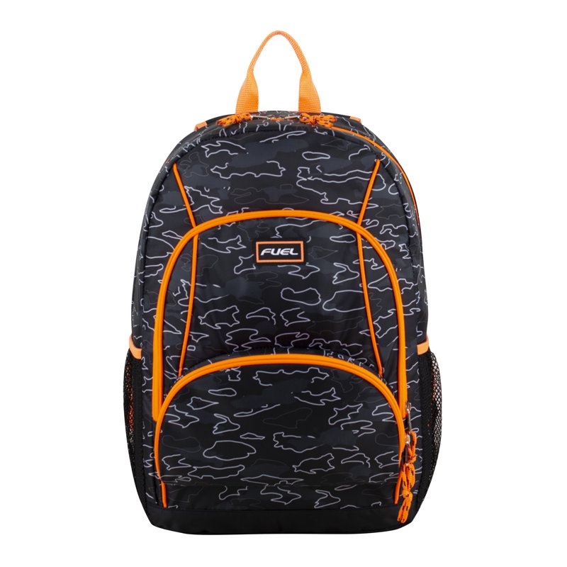 Unisex Triple Pocket Backpack with Padded Straps & Multiple Compartments