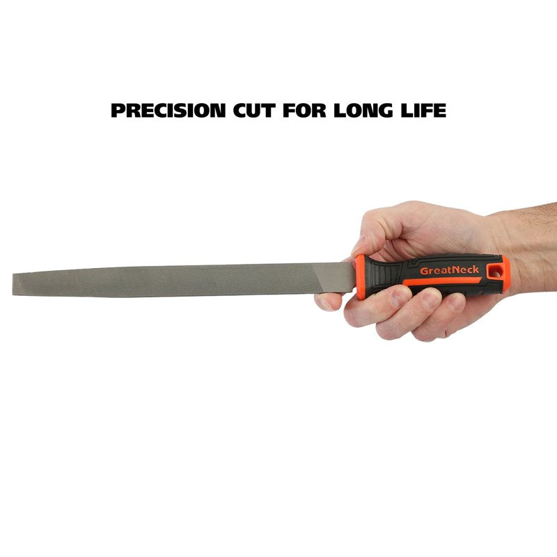 10-Inch Steel Mill File for Sharpening Saws, Knives & Tools