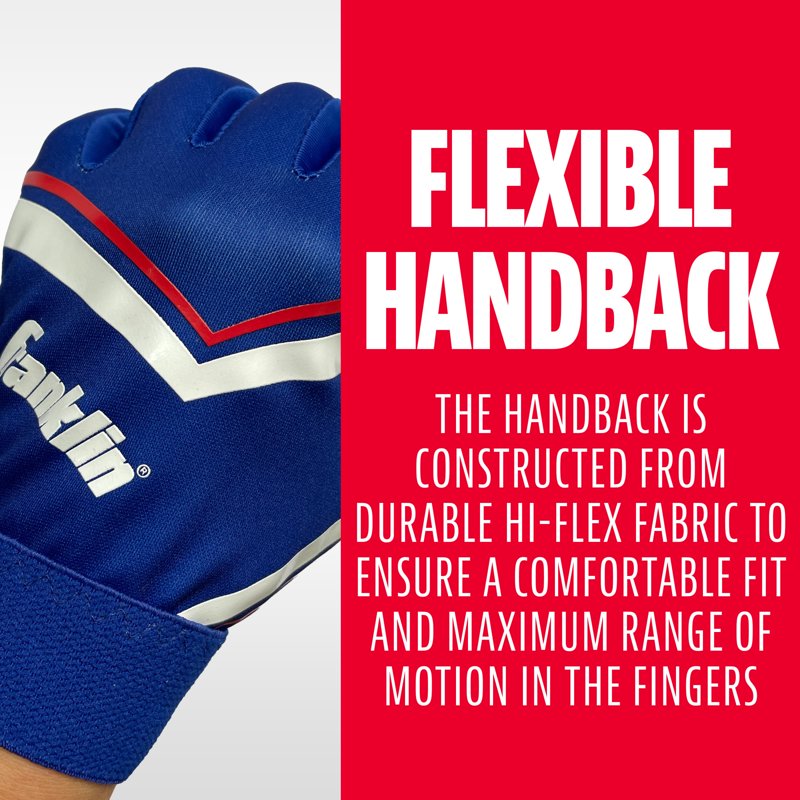 Youth Football Receiver Gloves High Grip Kids Sports Gloves Large