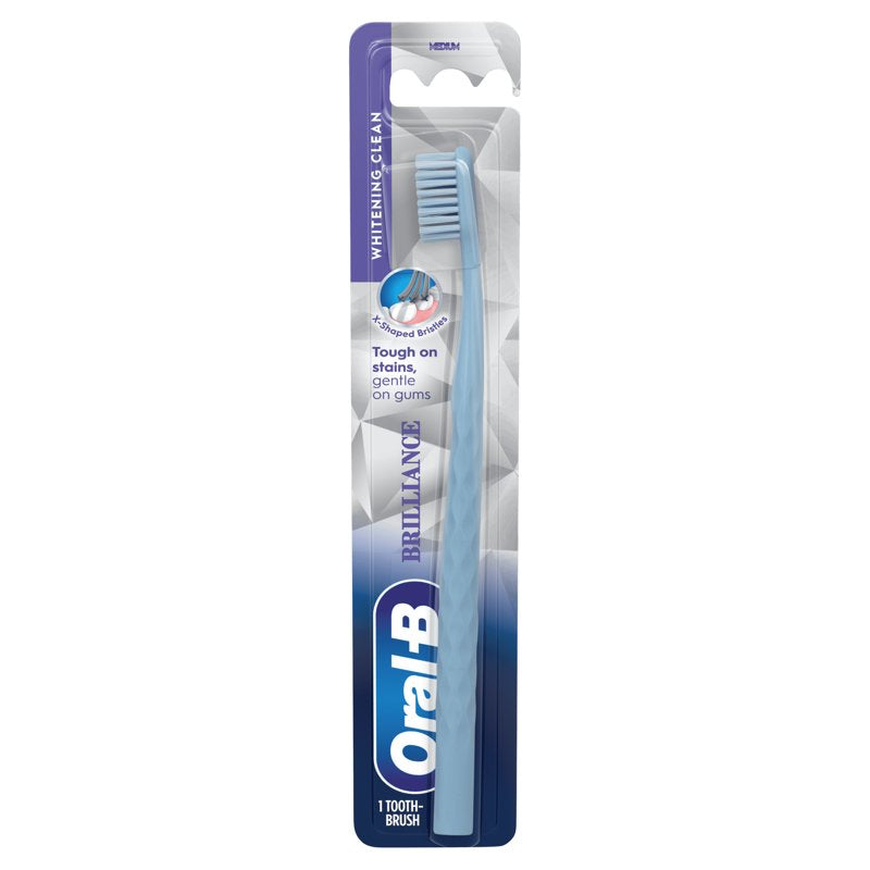 Manual Toothbrush for Whitening & Gentle Cleaning - Medium Bristles