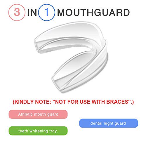 Sports Mouth Guard 10 Pack - Remoldable Shock Absorption for Youth & Adults