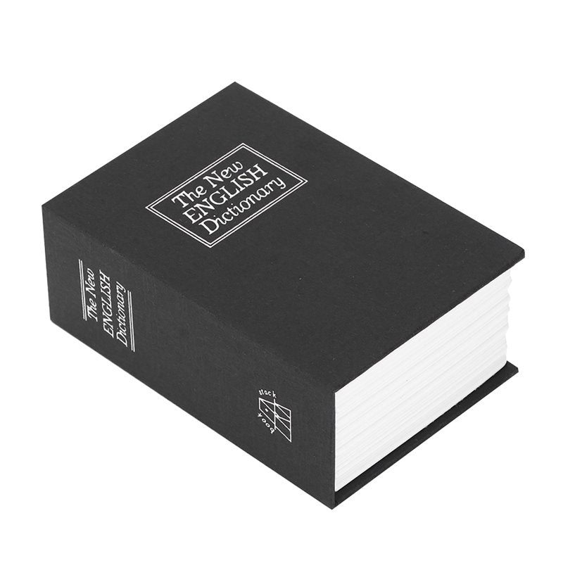 Mini Book Safe with Lock and Keys - Concealed Security Safe for Cash Jewelry