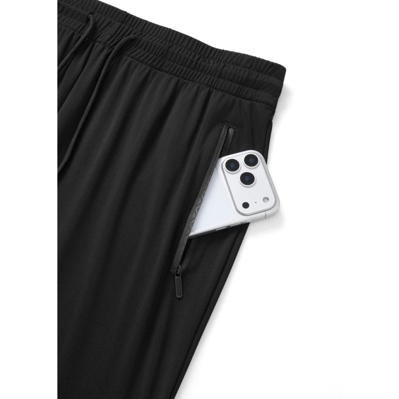 Men's Slim Fit Joggers with Zipper Pockets for Gym & Activewear