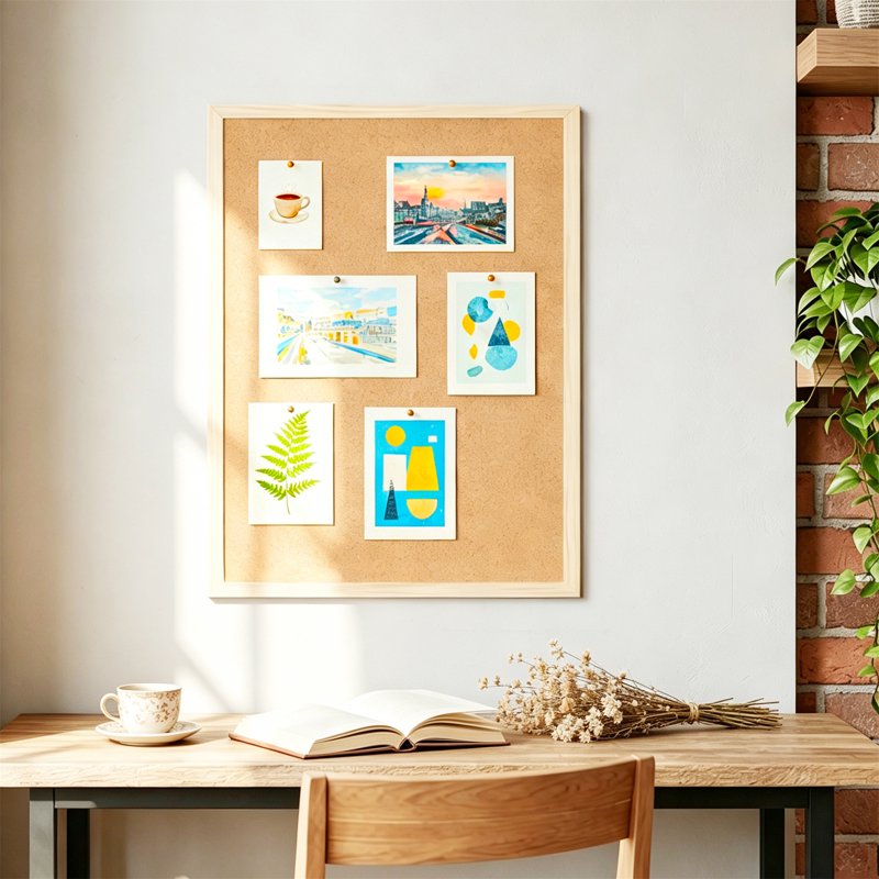 24x16 Inch Cork Bulletin Board for Wall Office & Home Decor
