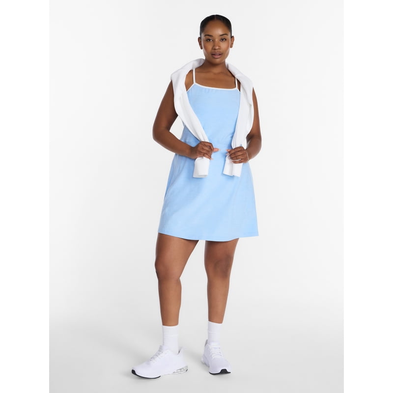 Women's Athletic Compression Mini Dress with Support & Moisture-Wicking Fabric
