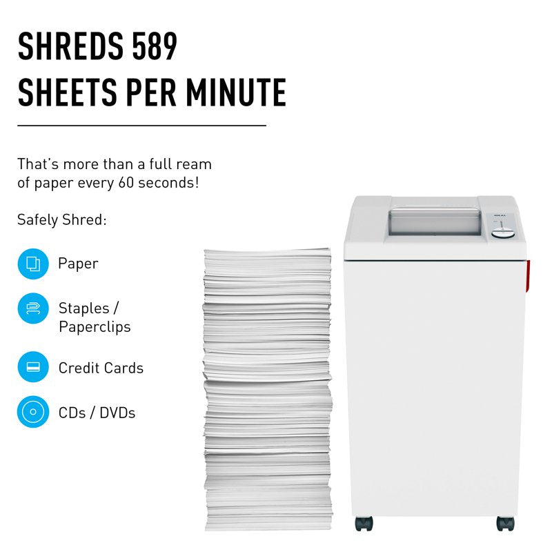 Centralized Office Paper Shredder with High Capacity and Security Level P-2