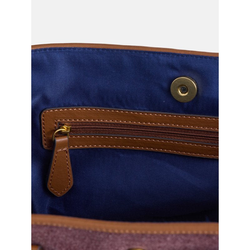Mini Tote Handbag for Women - Small Chic Crossbody Bag with Handles