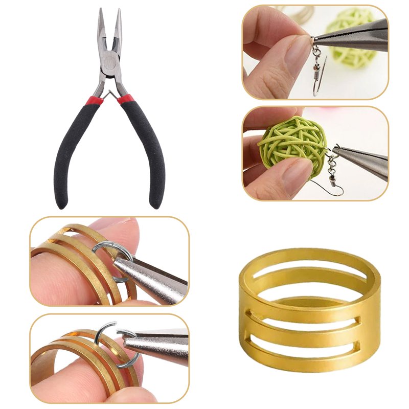 Jewelry Making Supplies Kit 905 Pcs - Beading Wire, Findings, Pliers & Repair Tools