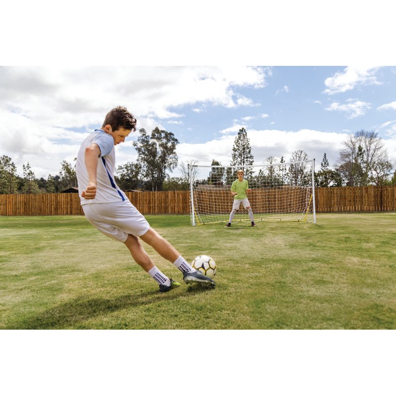 12' x 6' SKLZ Quickster Portable Soccer Goal – Durable, Easy Setup