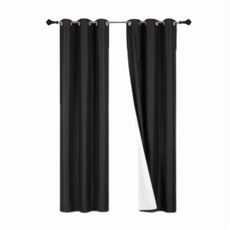 Blackout Window Curtain Panels - Room Darkening 2-Pack, 84 Inches