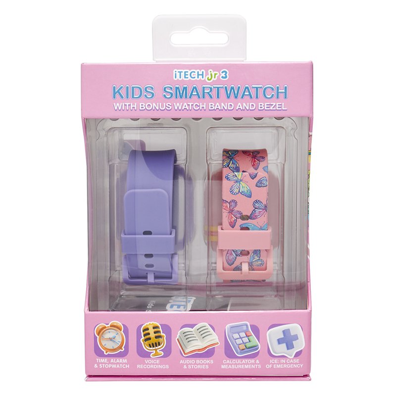 Kids Bluetooth Smartwatch with Interchangeable Straps and Camera - Fun Learning
