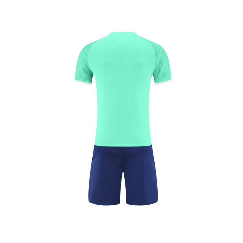 Kids Soccer Jerseys Set - Breathable Athletic Uniforms for 5-15 Years, Green-A