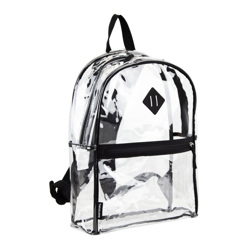 Clear Backpack with Pencil Case - School & Daypack for Students