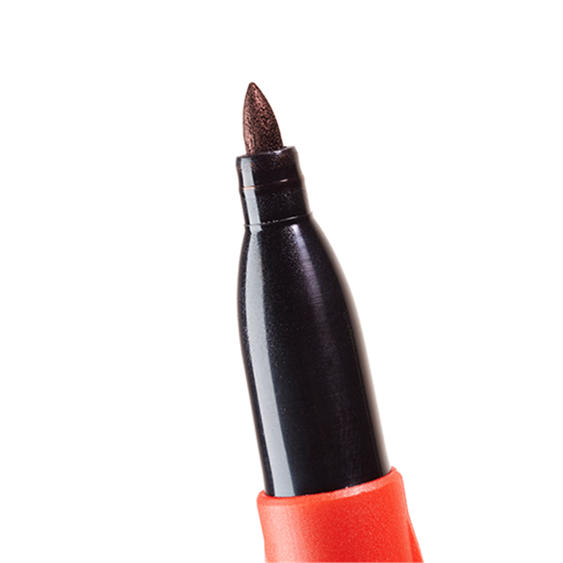 Black Fine Point Marker 2-Pack for Job Sites, Oily & Wet Surfaces