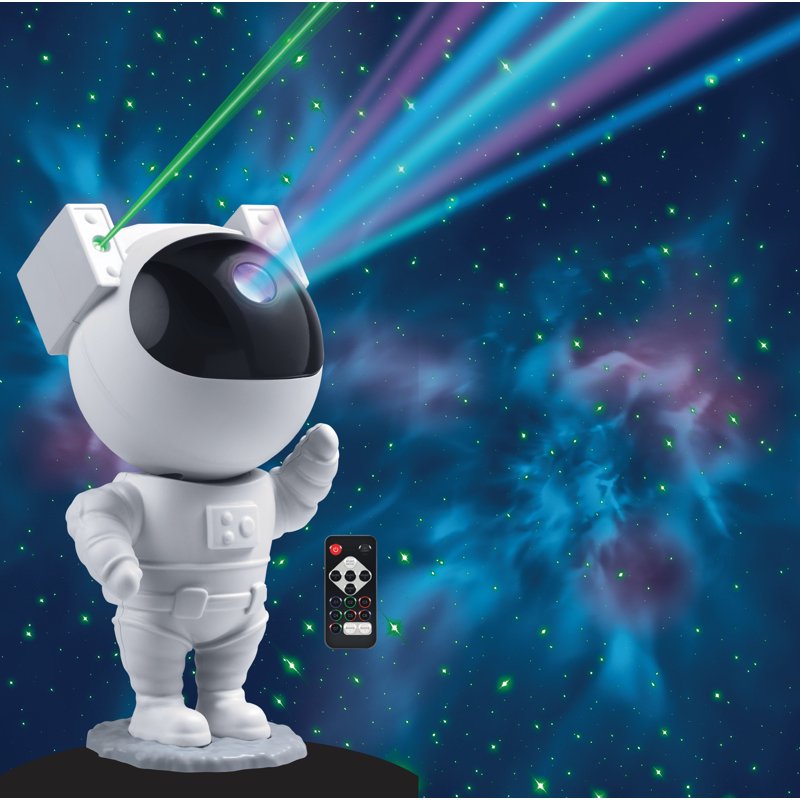 10-Inch Astronaut Galaxy Light Projector with Remote - Space Night Light