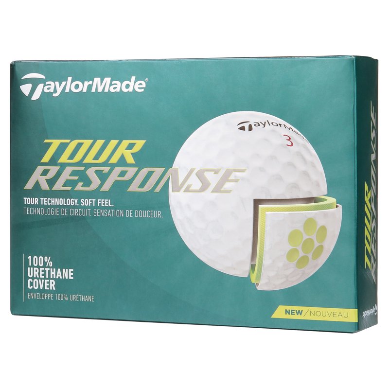 TaylorMade 2022 Tour Response Golf Balls 12 Pack – White, 2022 Variation