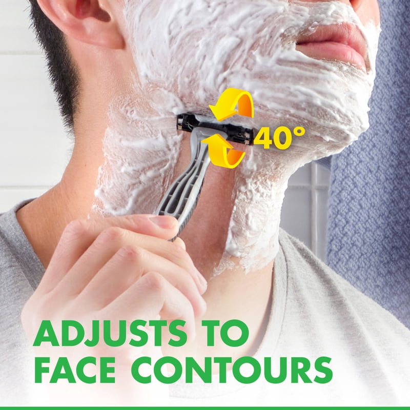 Men's Disposable Razors for Sensitive Skin 4-Pack Gillette Mach3
