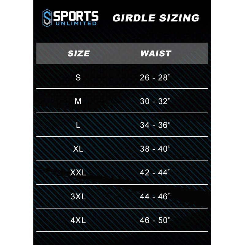 Adult Football Girdle with Knee, Thigh, Hip & Tailbone Padding – Lightweight Compression Fit