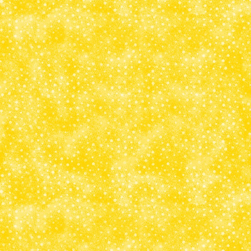 Cotton Sewing Fabric 1 Yard - Norway Dots Honey Yellow, 44" Wide