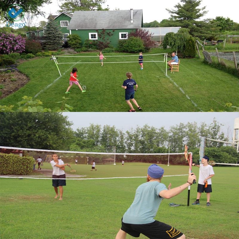 Portable Nylon Badminton Net for Tennis Volleyball Pickleball Indoor Outdoor