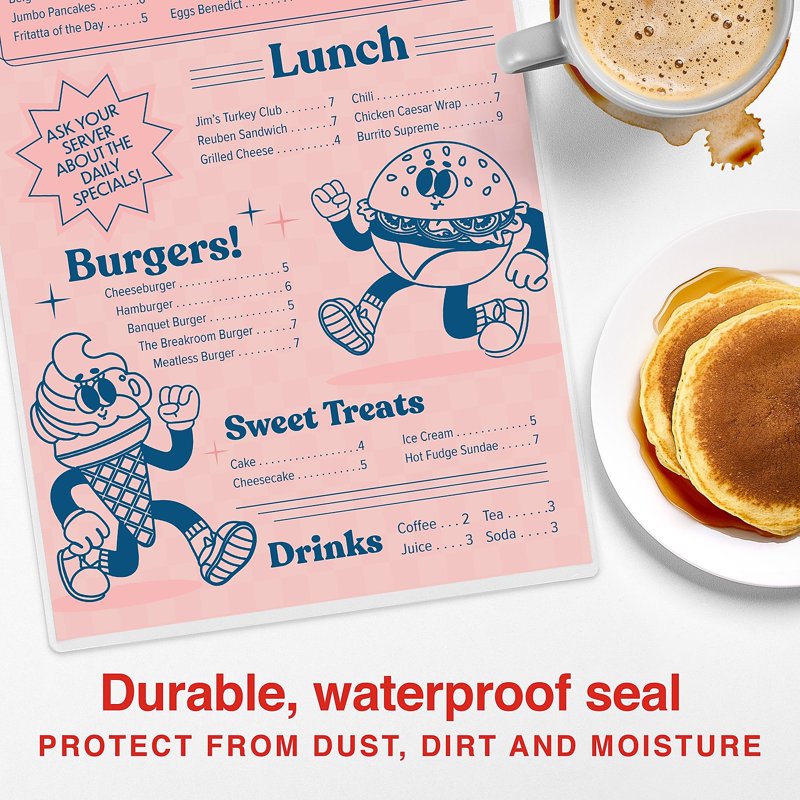 Thermal Laminating Pouches 12x18 Inches, 25-Pack - Clear, 3 Mil Thickness