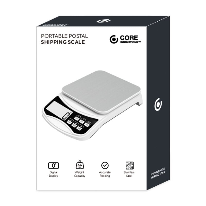 Digital Postal Scale 66 lb Capacity with LCD Display for Small Business