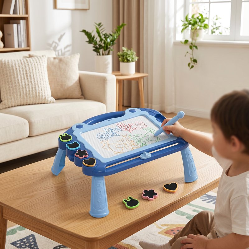 Magnetic Drawing Board for Kids - Erasable Doodle Tablet, Travel Size, Educational Art Toy