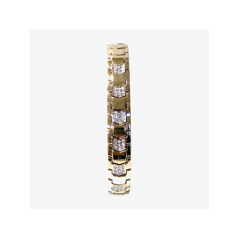 Gold Analog Watch Set for Women with Arrow Link Bracelet - Elgin EG1010ST