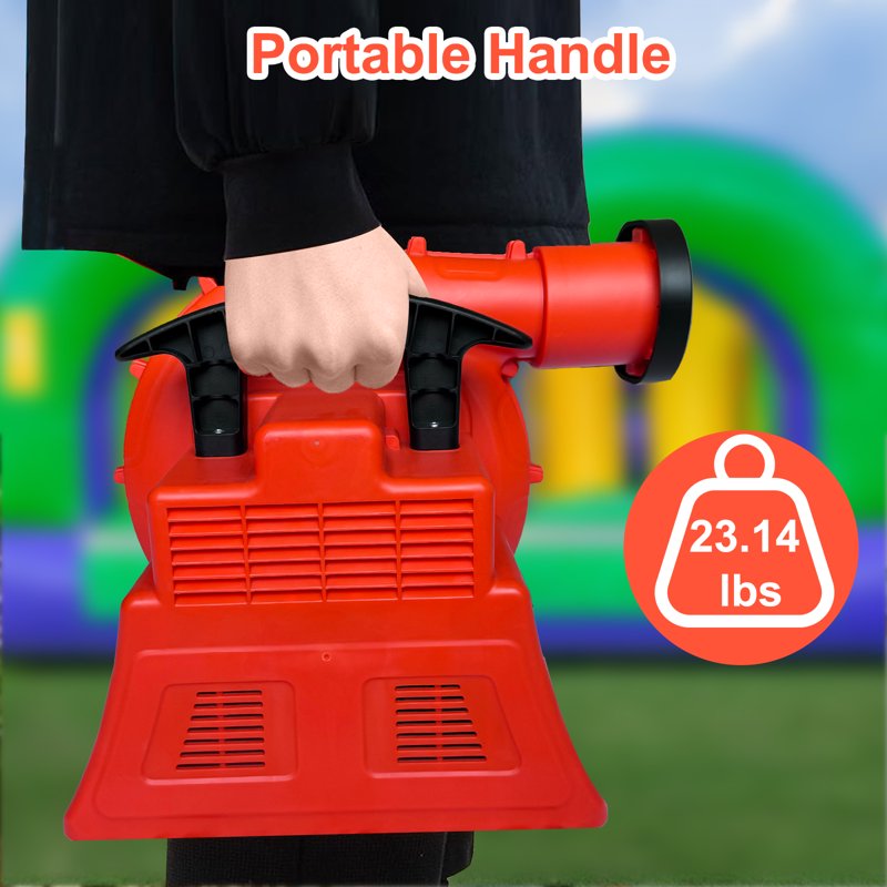 1100W 1.5HP Inflatable Bounce House Blower Pump - Commercial Air Fan