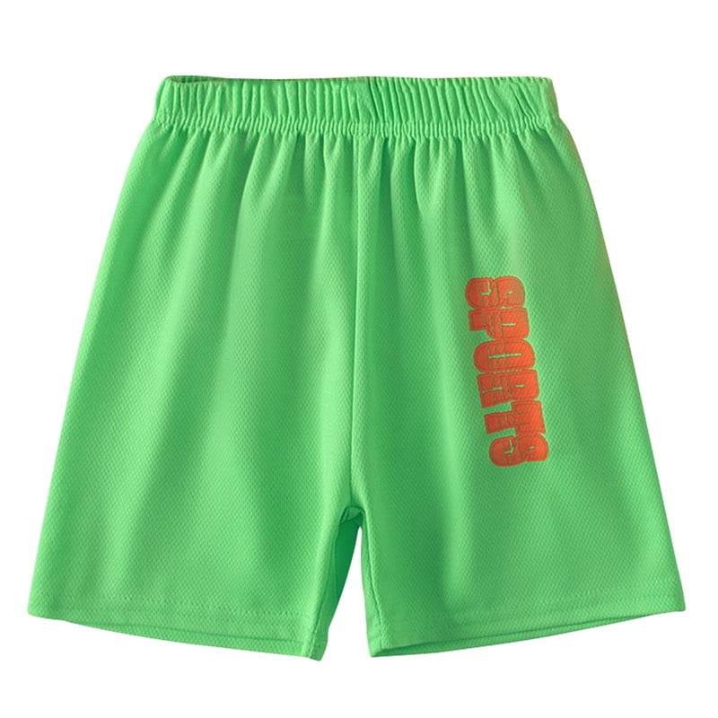 Kids Athletic Basketball Shorts Mesh Breathable Sports Gym Shorts for Boys 2-12 Years