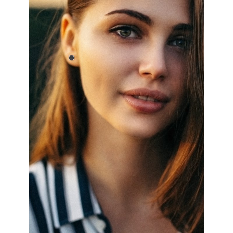 Black Diamond Stud Earrings 1/2 CTW Sterling Silver Hypoallergenic Women’s Jewelry