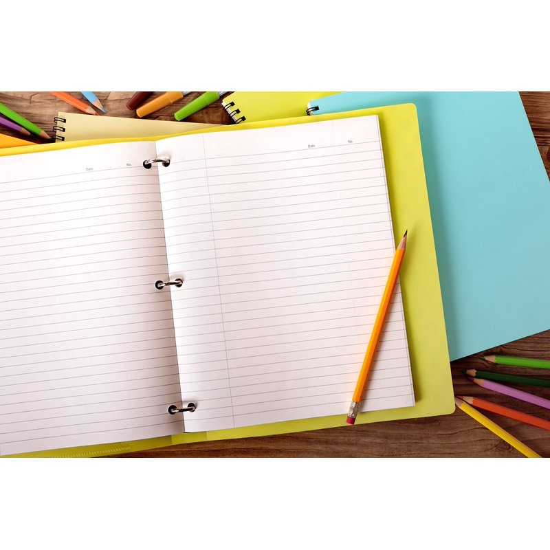 Bulk Wide Ruled Loose Leaf Paper Pack for Binders - 50 Reams 5,000 Sheets