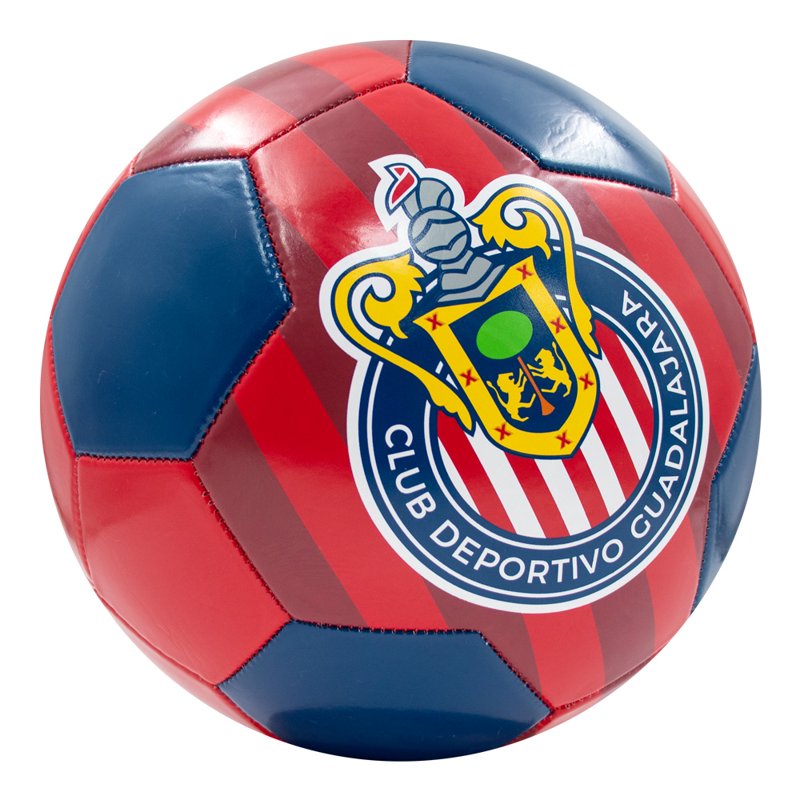 Voit Club Guadalajara Soccer Ball Size 5 – Official Licensed Red 26-Pane PVC