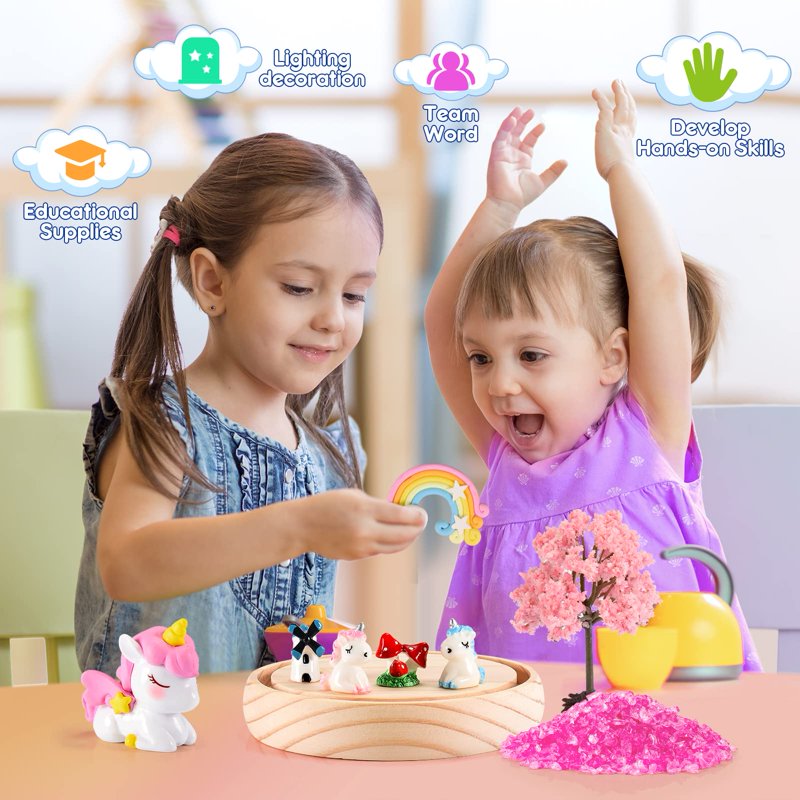 Kids Unicorn Night Light Craft Kit for Ages 3-12 - Creative DIY Toy Gift